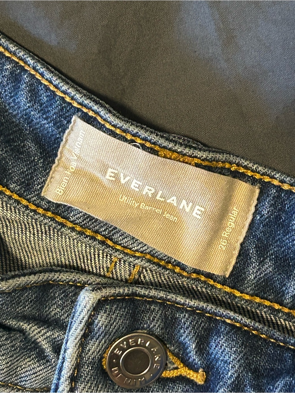 Everlane Utility Barrel Jean Size 26 - Picture 3 of 6